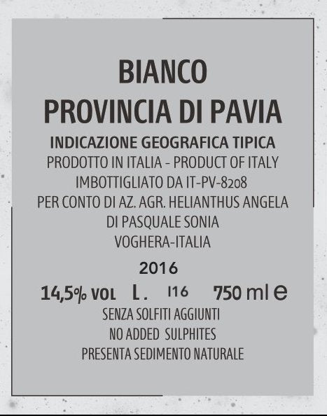 IREO 2016 Vino Alchemico Eliantus Sonia Igor