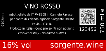 CA BARNABA 2016 Vino Alchemico Oreste Sorgente