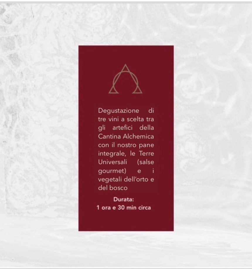 Degustazione Red Card Cantina Alchemica