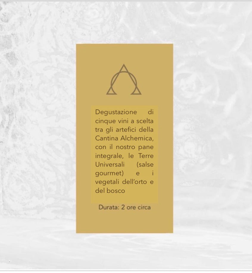 Degustazione Yellow Card Cantina Alchemica